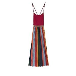 Zara STRIPED DRESS WITH CRISS-CROSS BACK